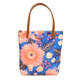 Lincoln Tote Bag Complete Kit - Dahlia Blue Organic Canvas