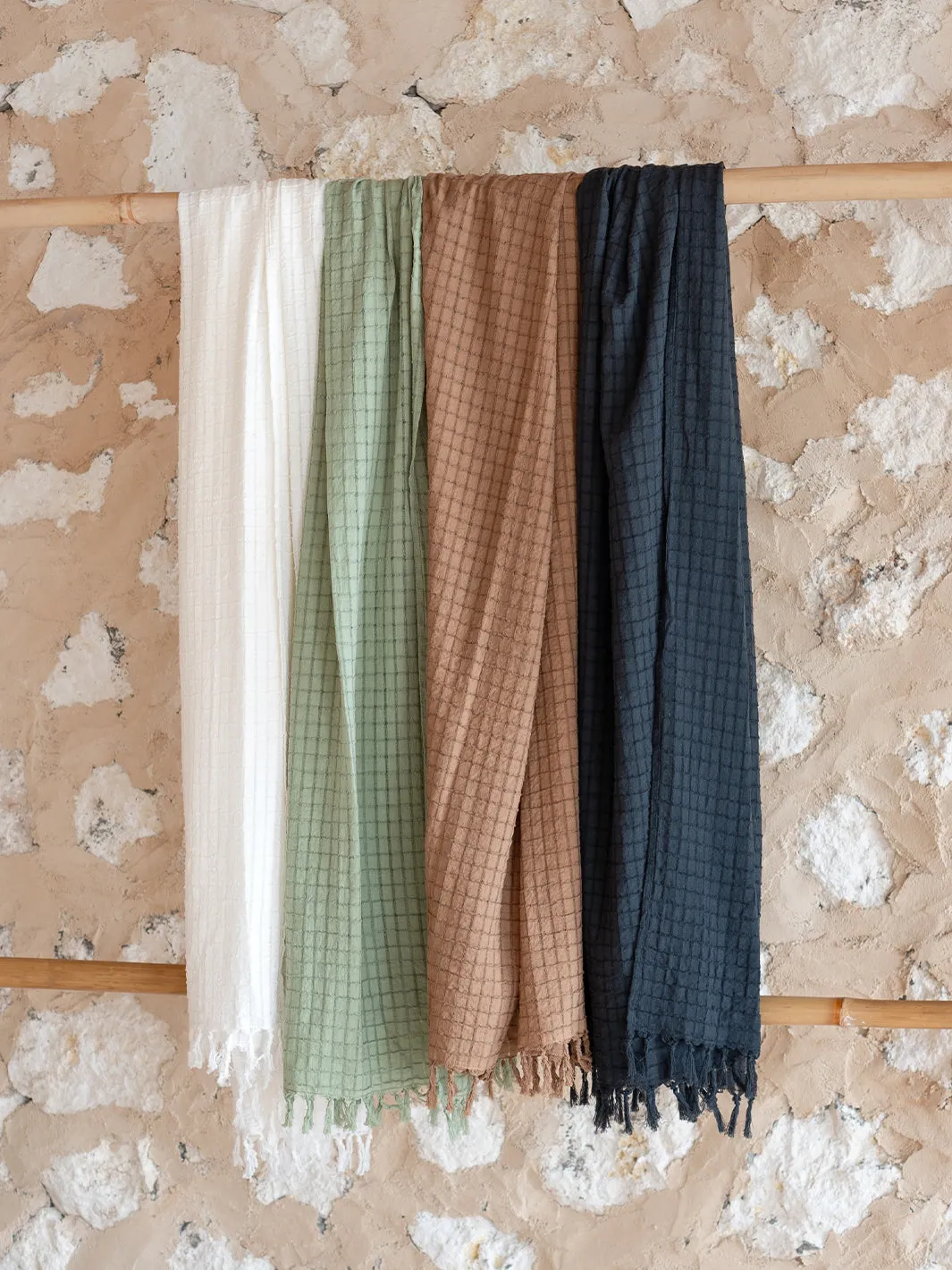 Lugano Cotton Scarf Desert Sand
