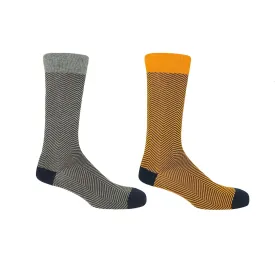 Lux Taylor Men's Bundle - Grey & Yellow