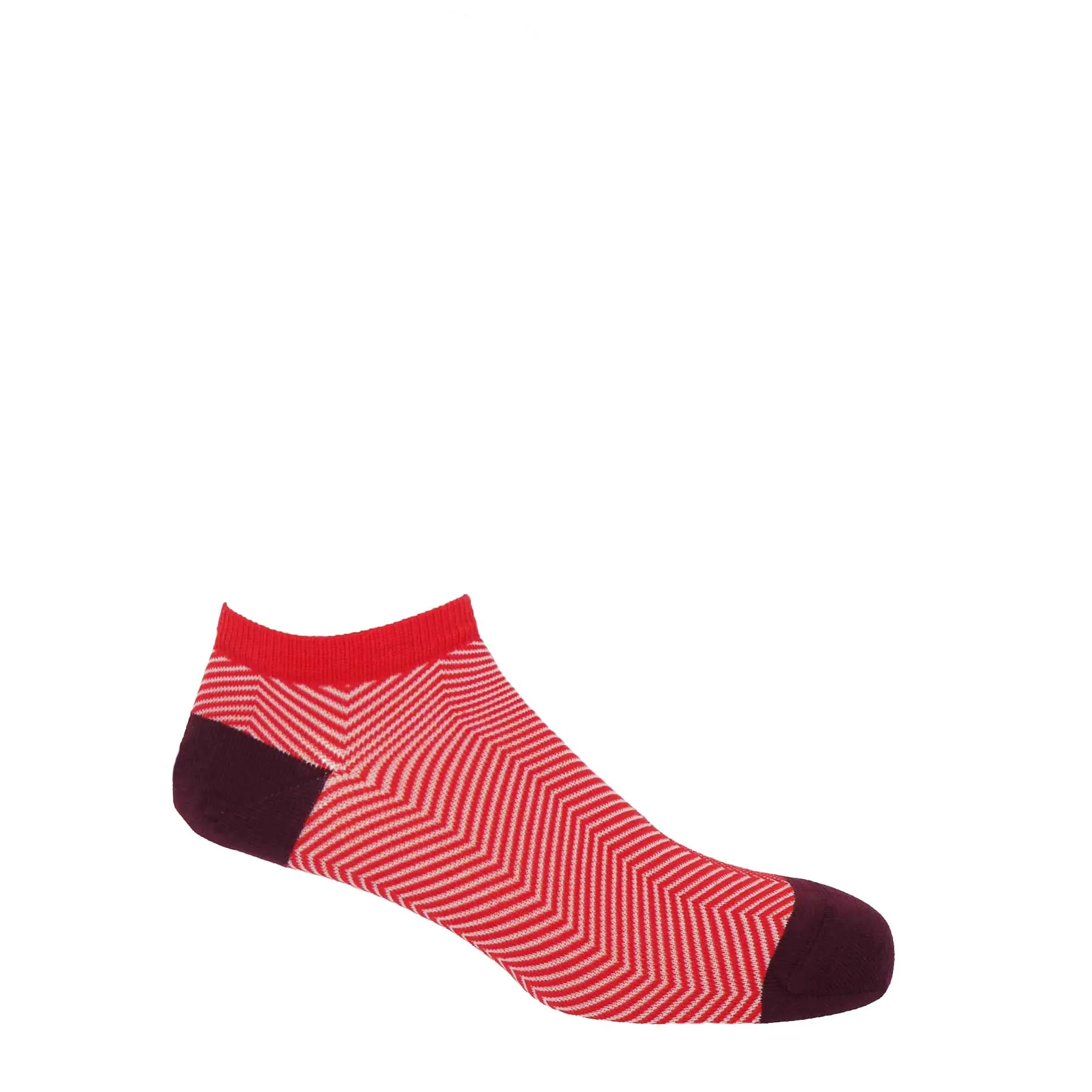 Lux Taylor Men's Trainer Socks Bundle - Blue & Red