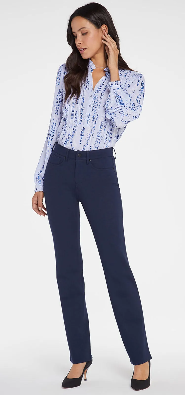Marilyn Straight Sculpt-Her™ Trouser Donkerblauw | Oxford Navy