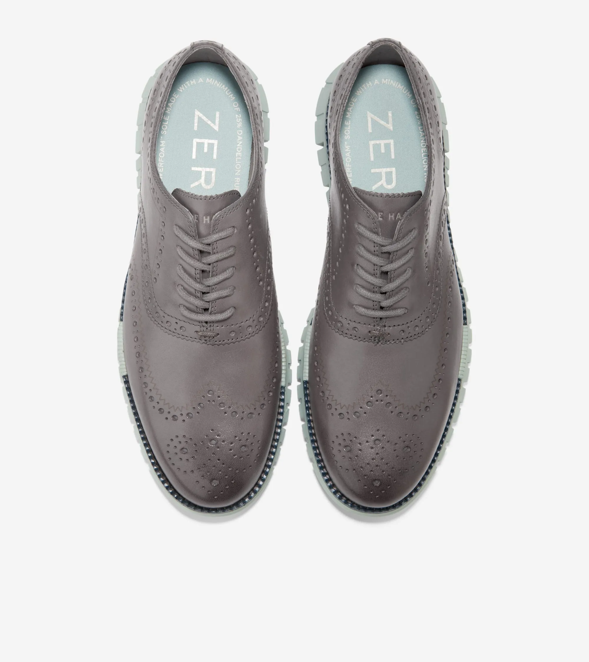Mens ZERØGRAND Remastered Wingtip Oxford Dress Shoes for Ultimate Comfort and Style