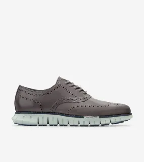 Mens ZERØGRAND Remastered Wingtip Oxford Dress Shoes for Ultimate Comfort and Style