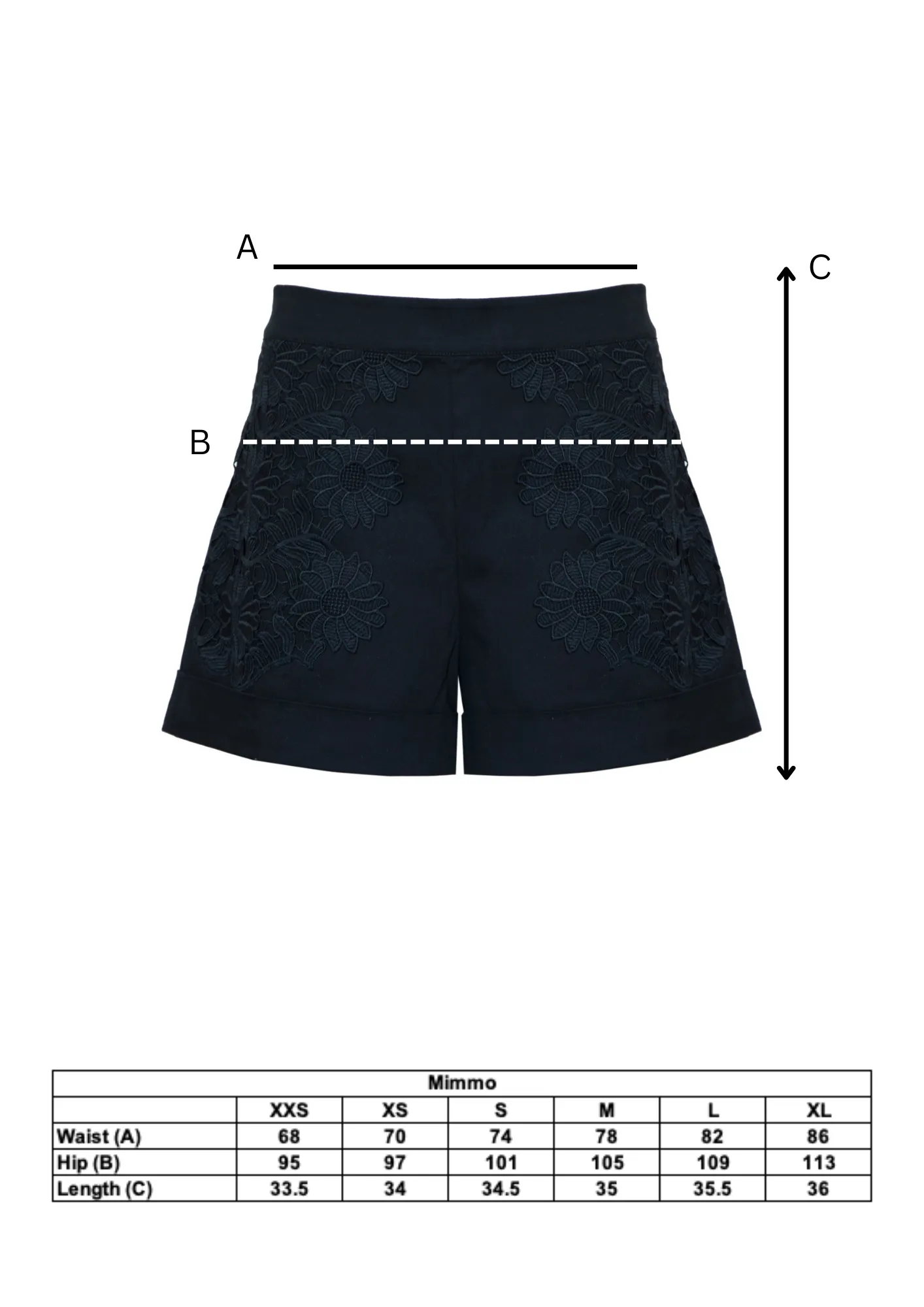 MIMMO SHORTS BLACK