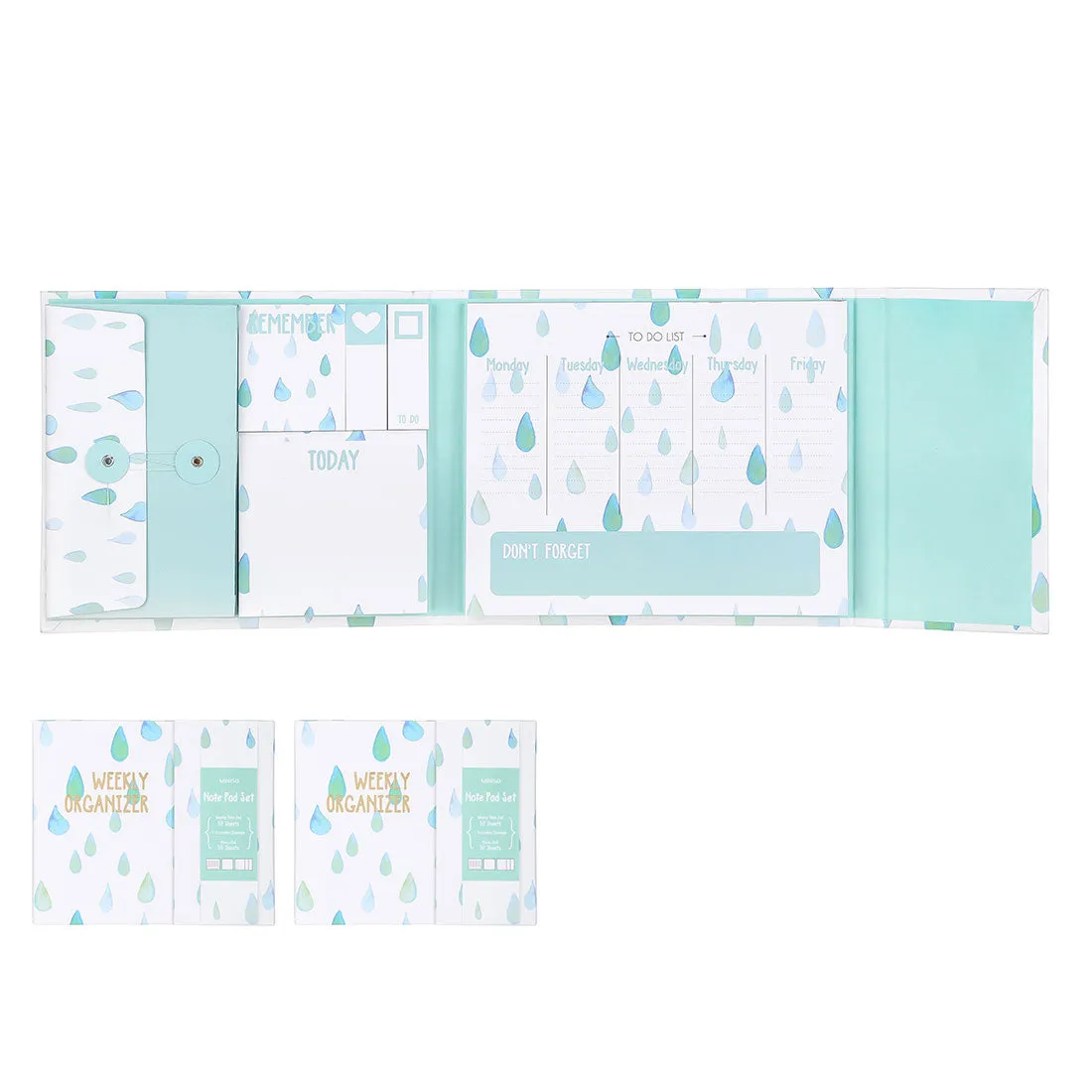 MINISO Raindrop Notepad Set 50 Sheets