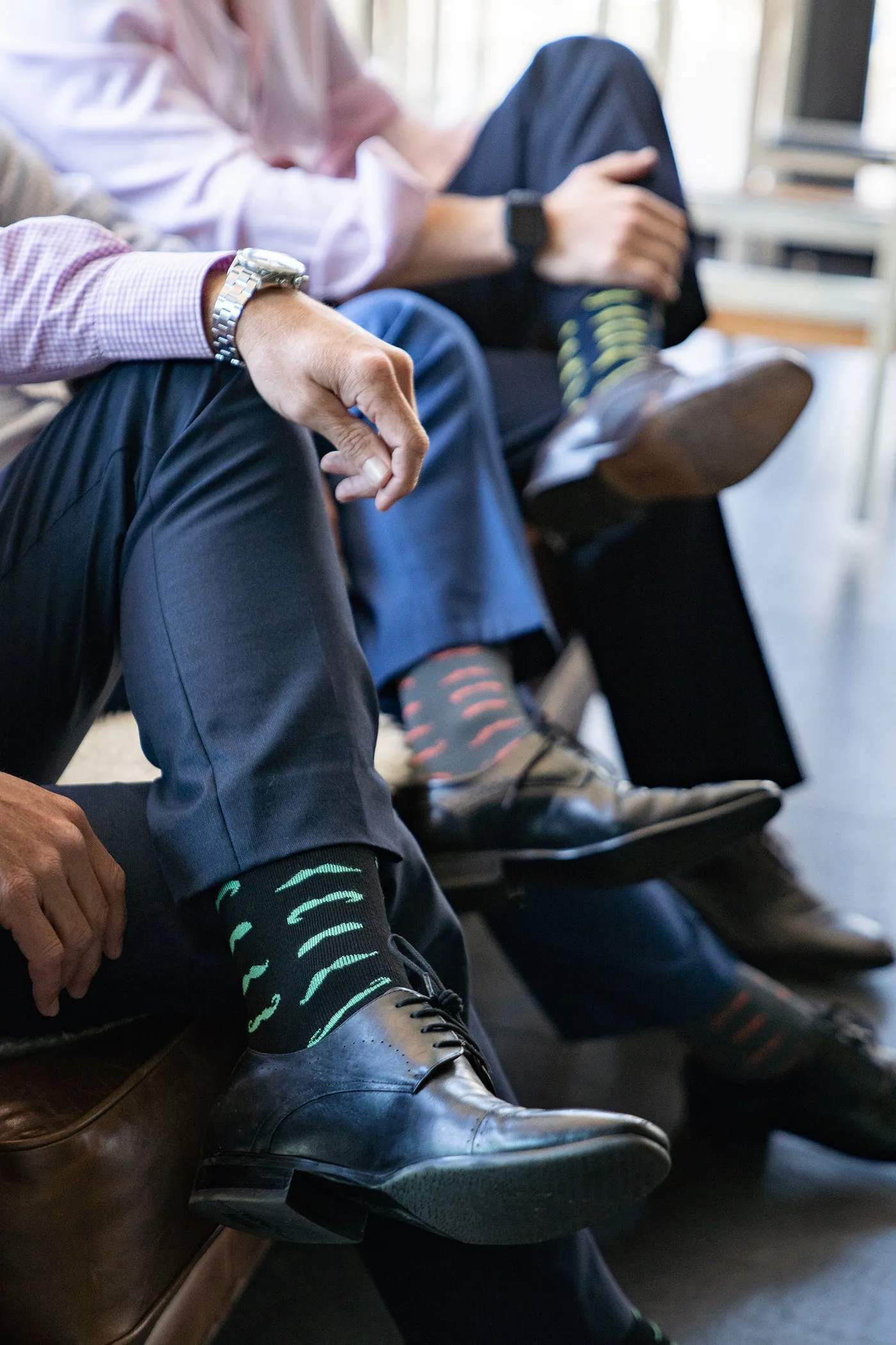Moustache socks