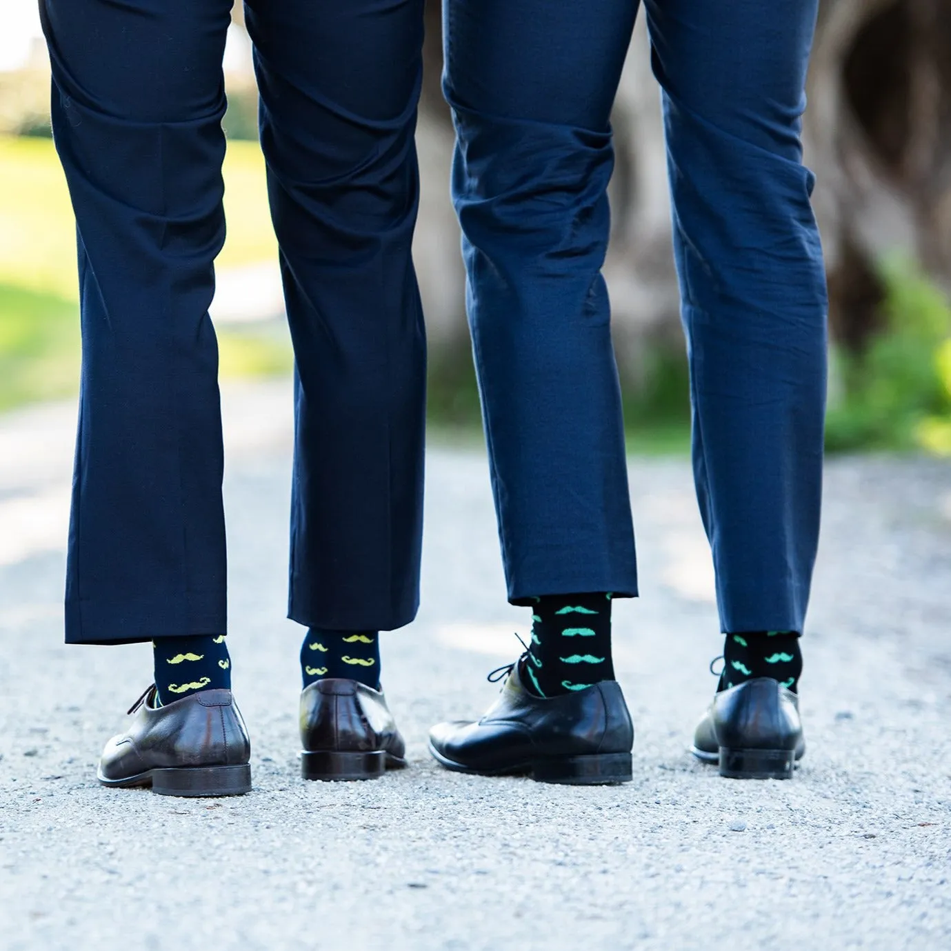 Moustache socks