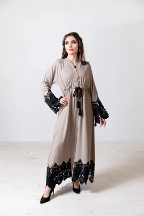 Muna Beige Abaya