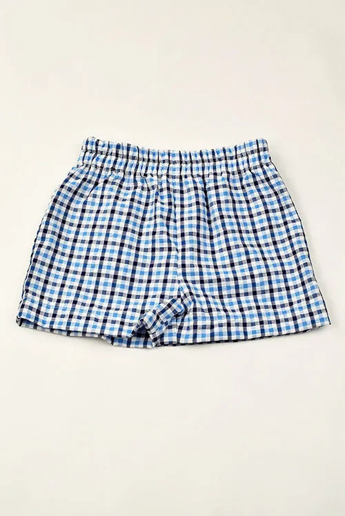 Navy and Turq shorts