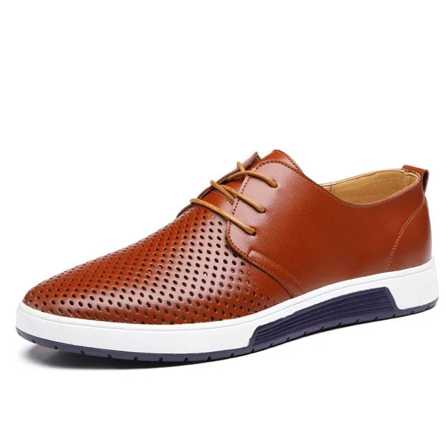 Oxford Lder Casual Skor