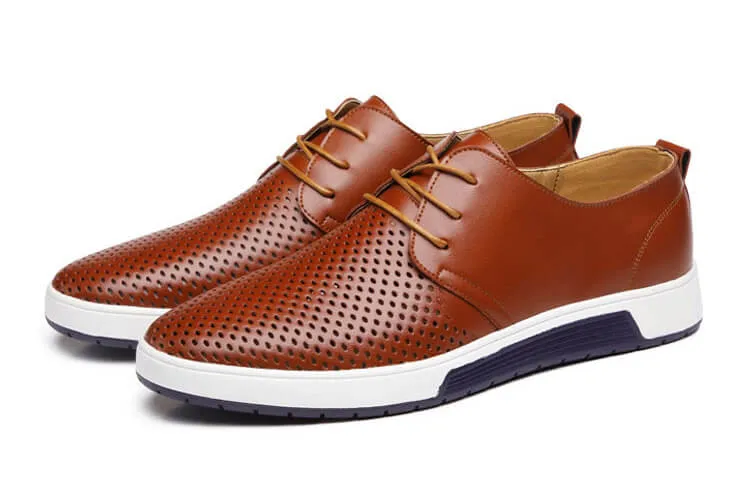 Oxford Lder Casual Skor
