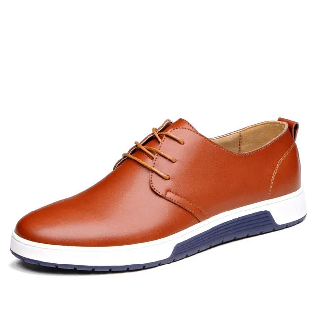 Oxford Lder Casual Skor