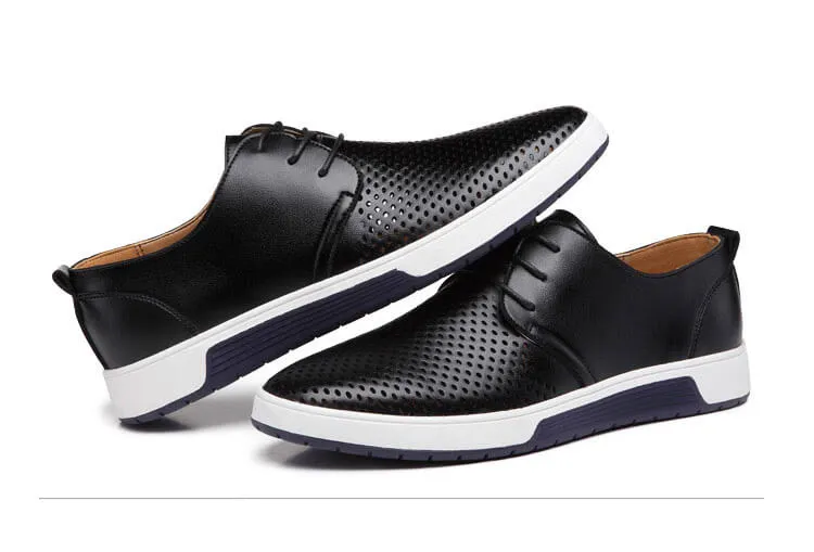 Oxford Lder Casual Skor