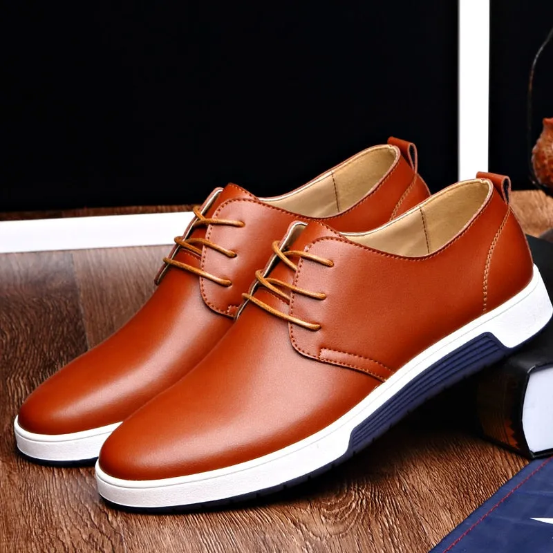 Oxford Lder Casual Skor