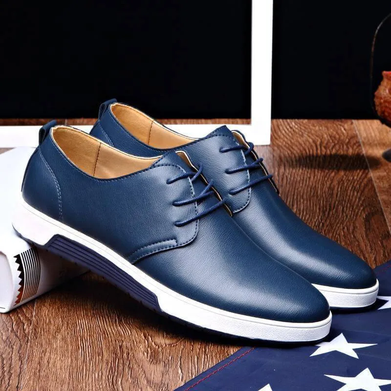 Oxford Lder Casual Skor