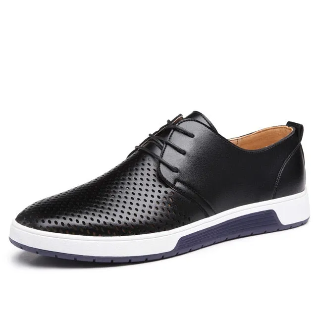Oxford Lder Casual Skor