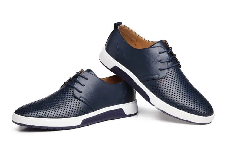 Oxford Lder Casual Skor
