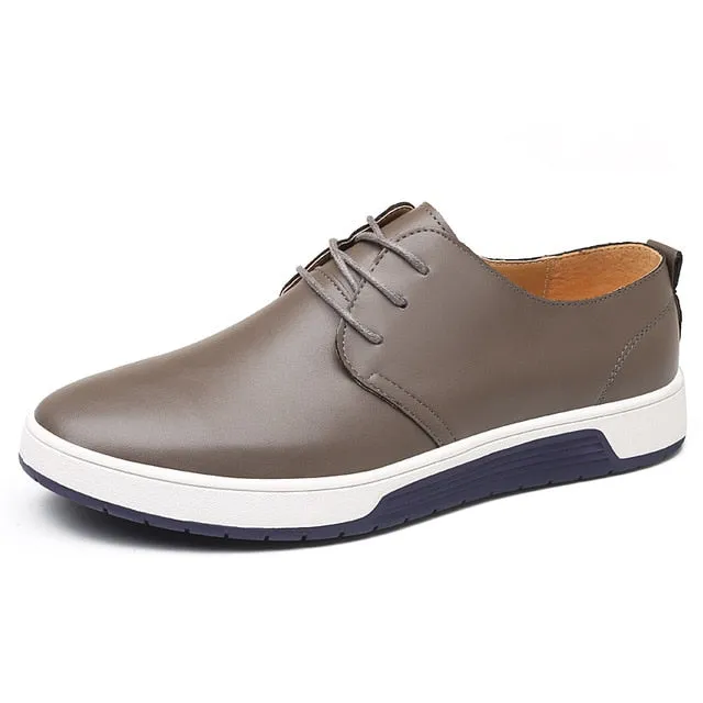 Oxford Lder Casual Skor