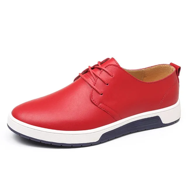 Oxford Lder Casual Skor