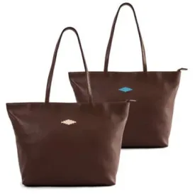 Pampeano - Trapecio Tote Bag - Brown Leather