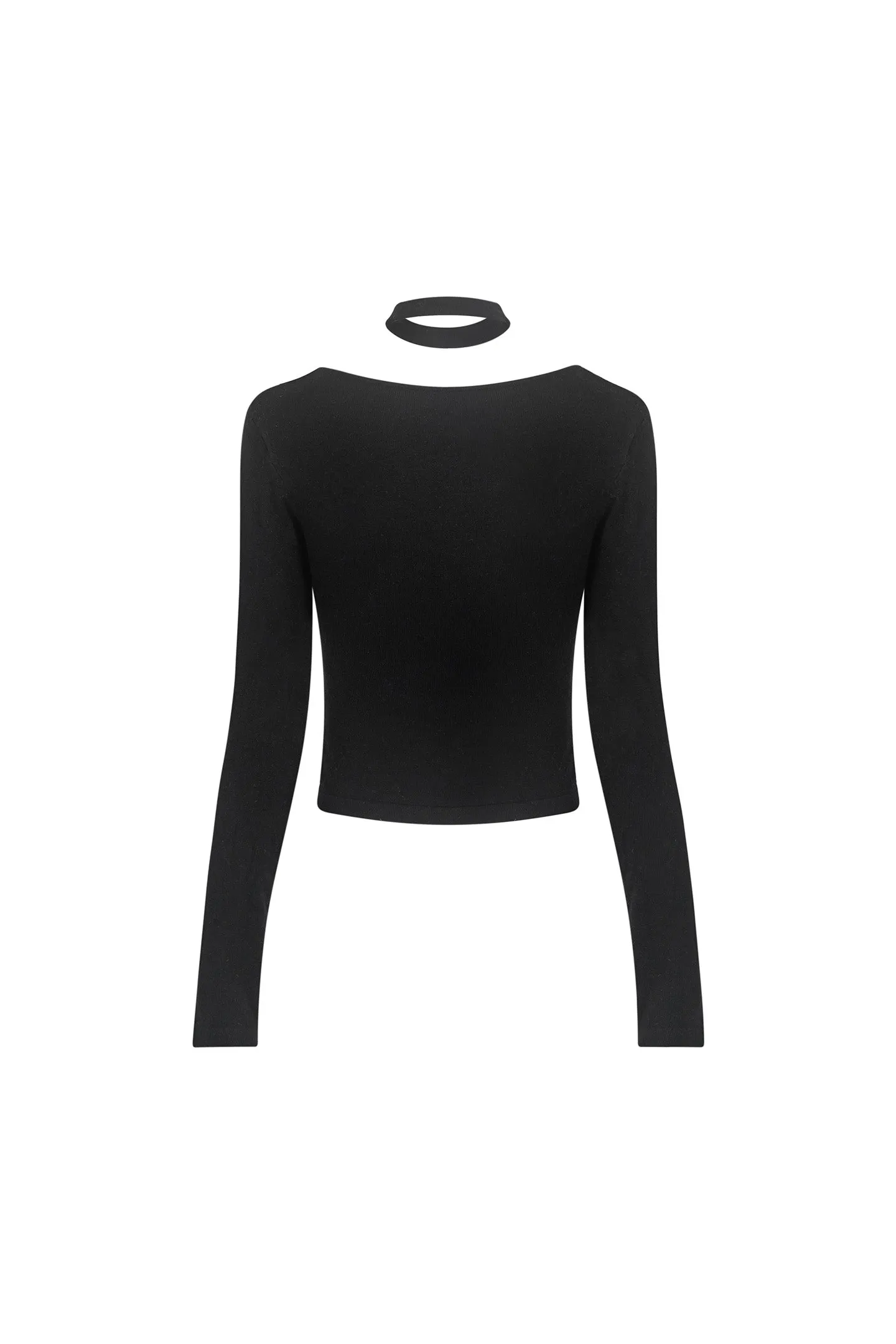 Paneled Lace Knitted Sweater
