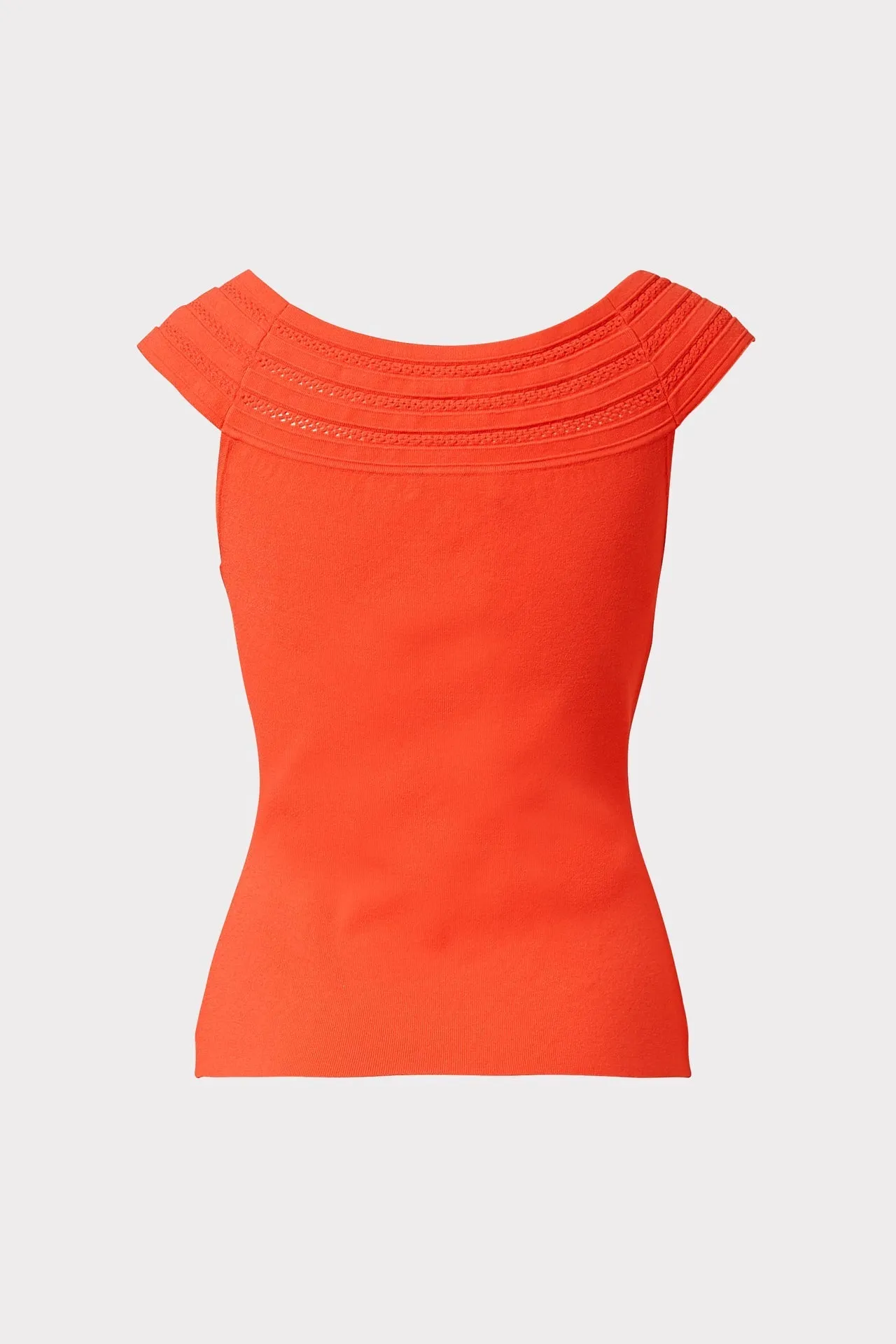 Pointelle Band Tank