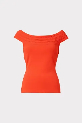 Pointelle Band Tank