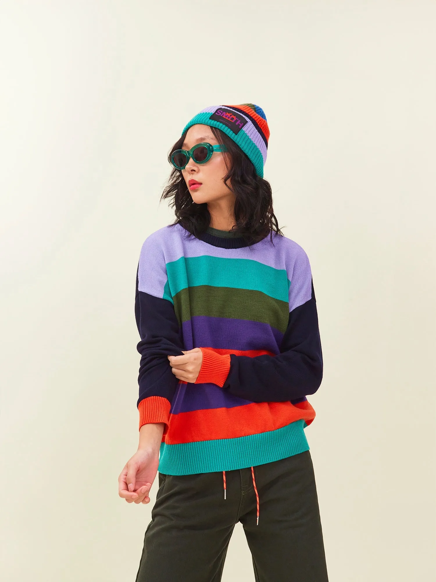 Rainbow Merino Wool Sweater