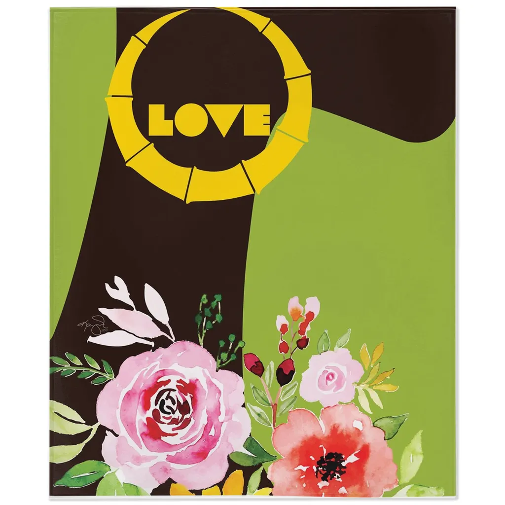 Spring Bamboo Love - Minky Blankets