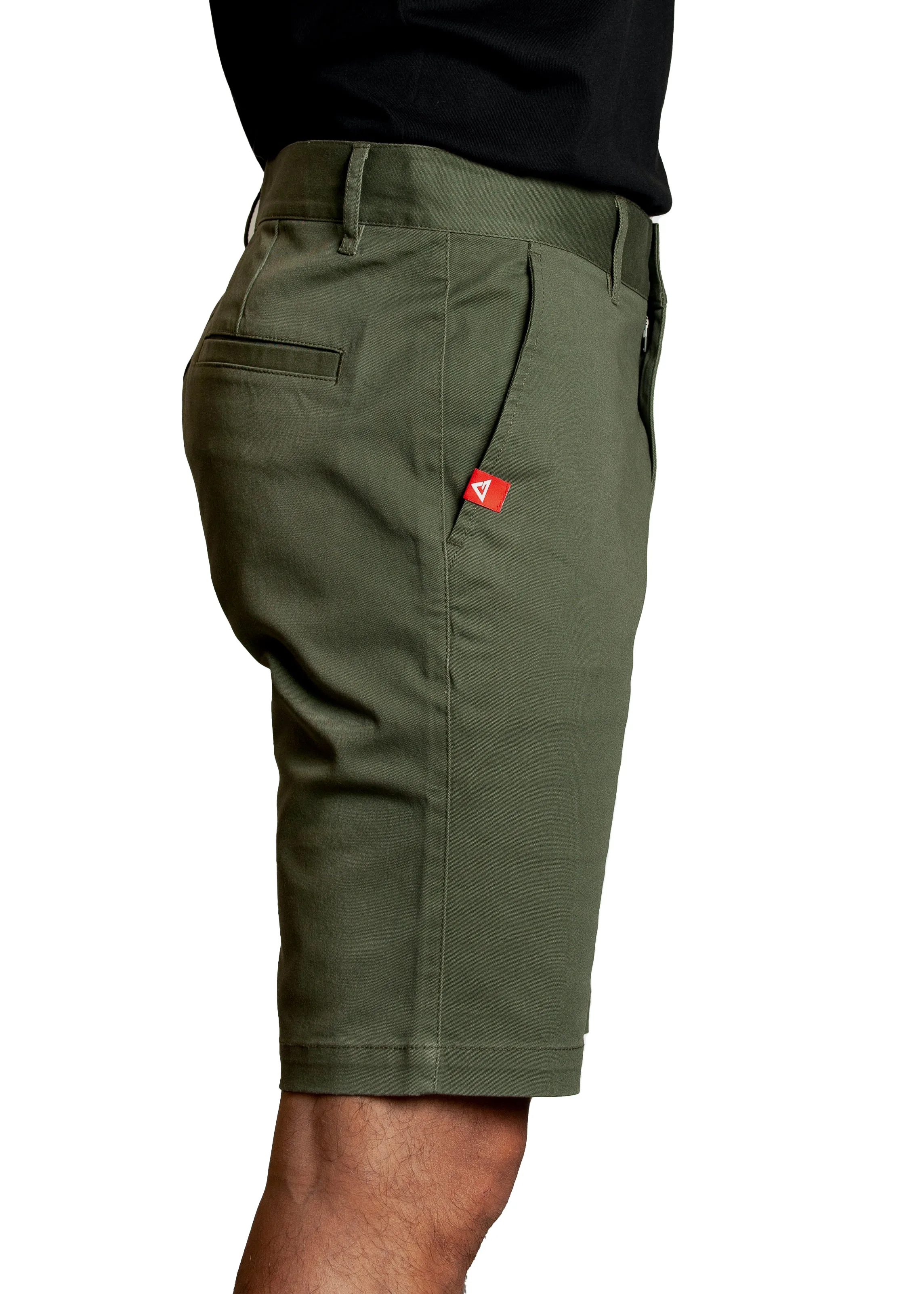 Sunset 1986 Chino Shorts - Army