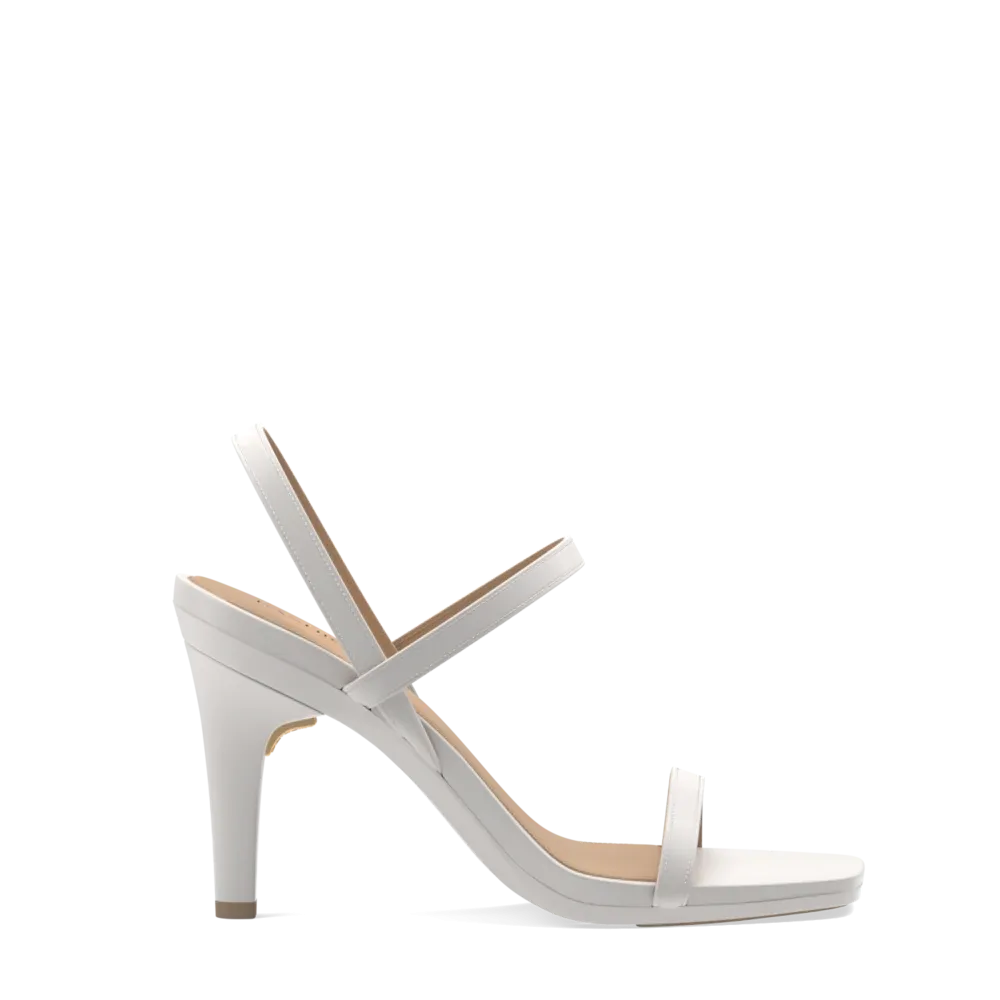 The Miranda - White   Stiletto Heel Kit 4 White-FINAL SALE