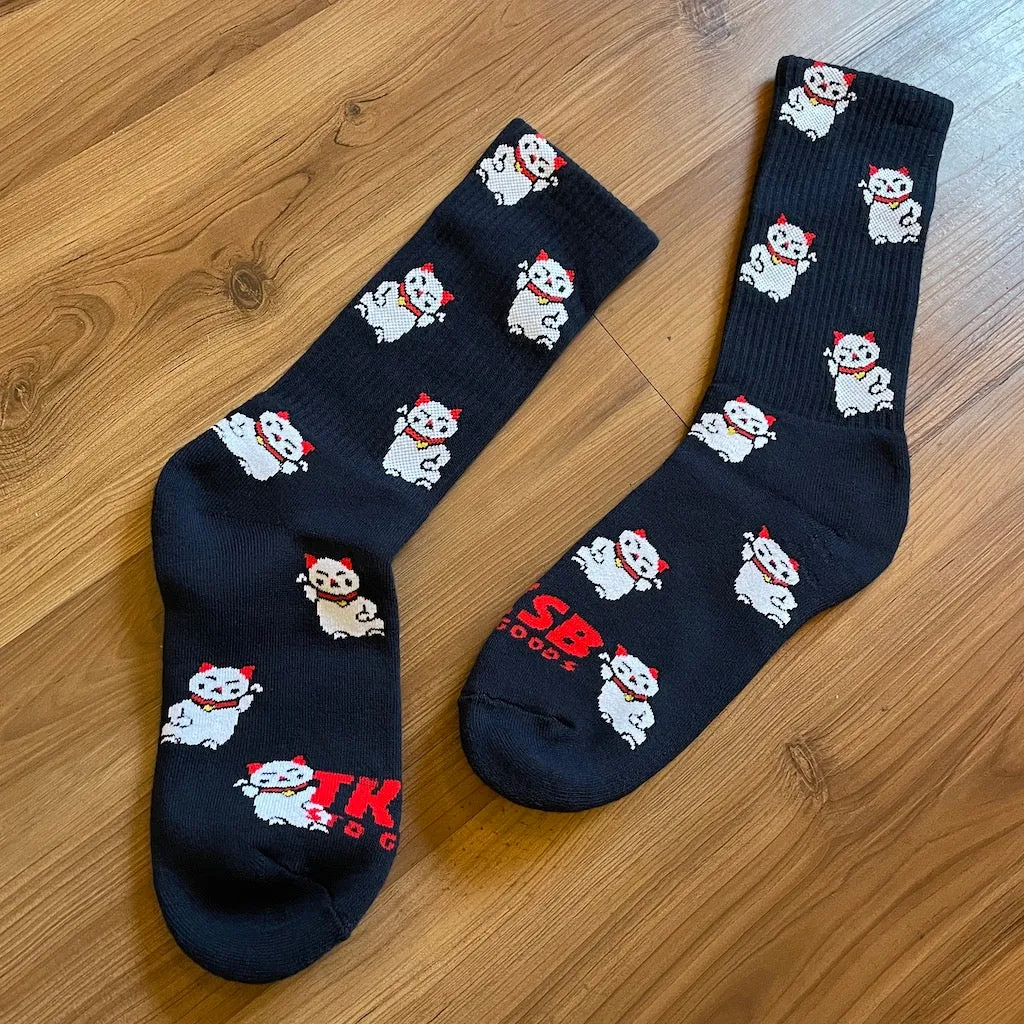 TKSB - Lucky Cat Socks