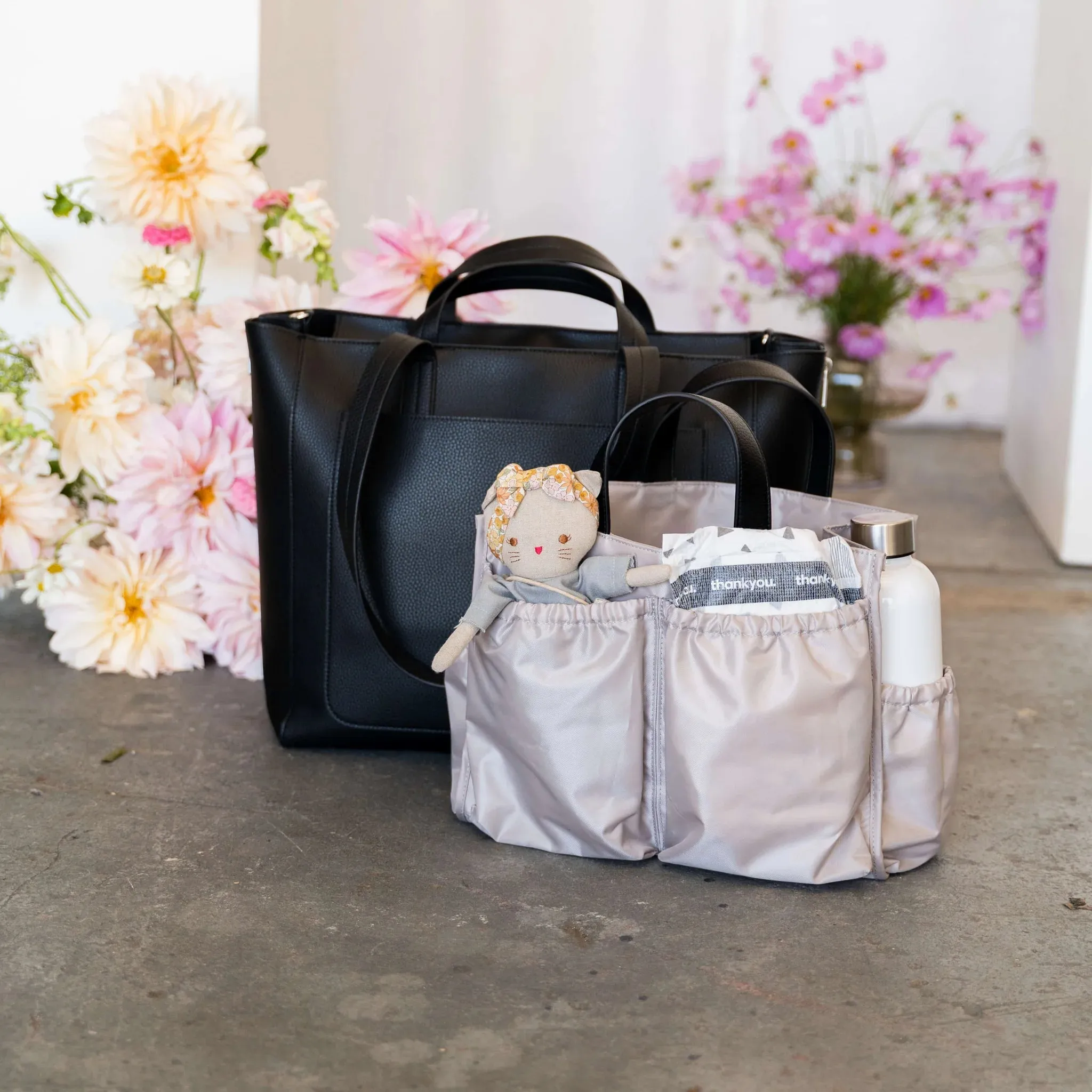 VANCHI Ida Tote   Organiser - Black