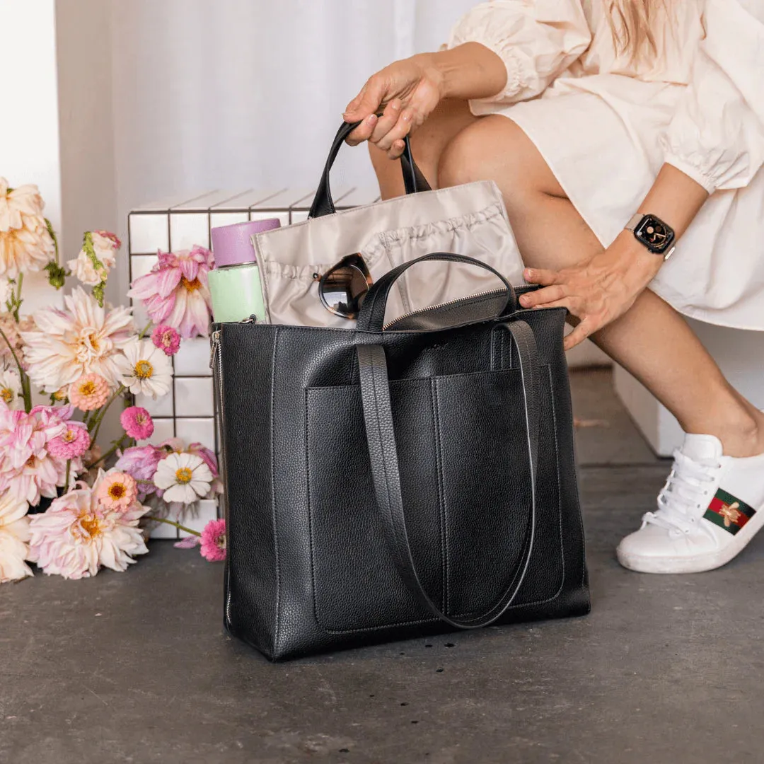 VANCHI Ida Tote   Organiser - Black