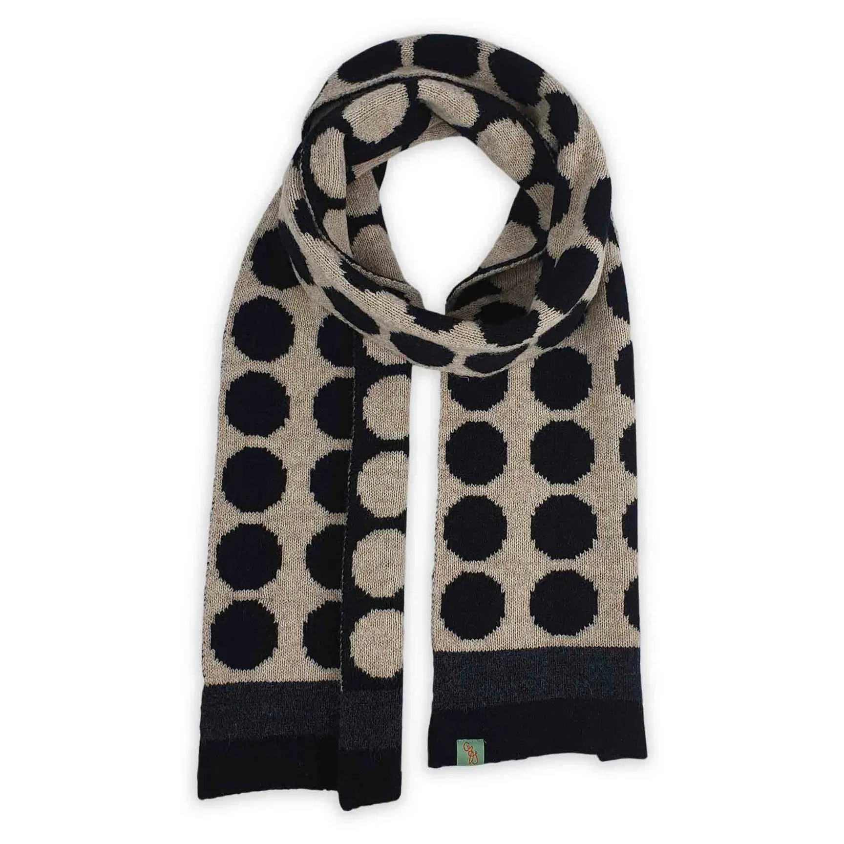 Velvet Scarf - Premium Australian Lambswool - Black