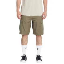 Volcom Men's Strange Tripper Cargo 22" Loose Fit Shorts Wintermoss A0912502_WMS