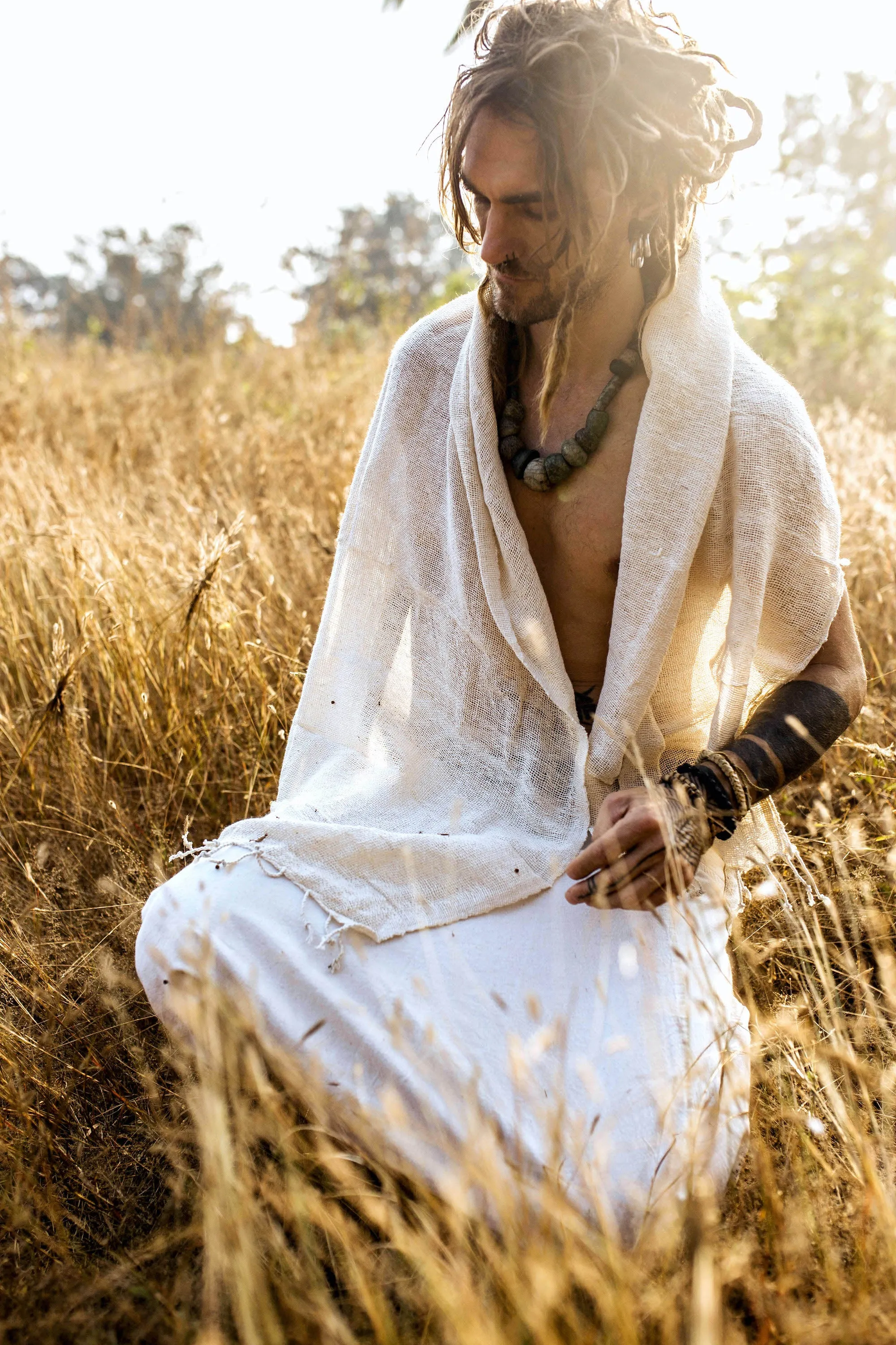 Woven Cotton Shawl ⋙⋗