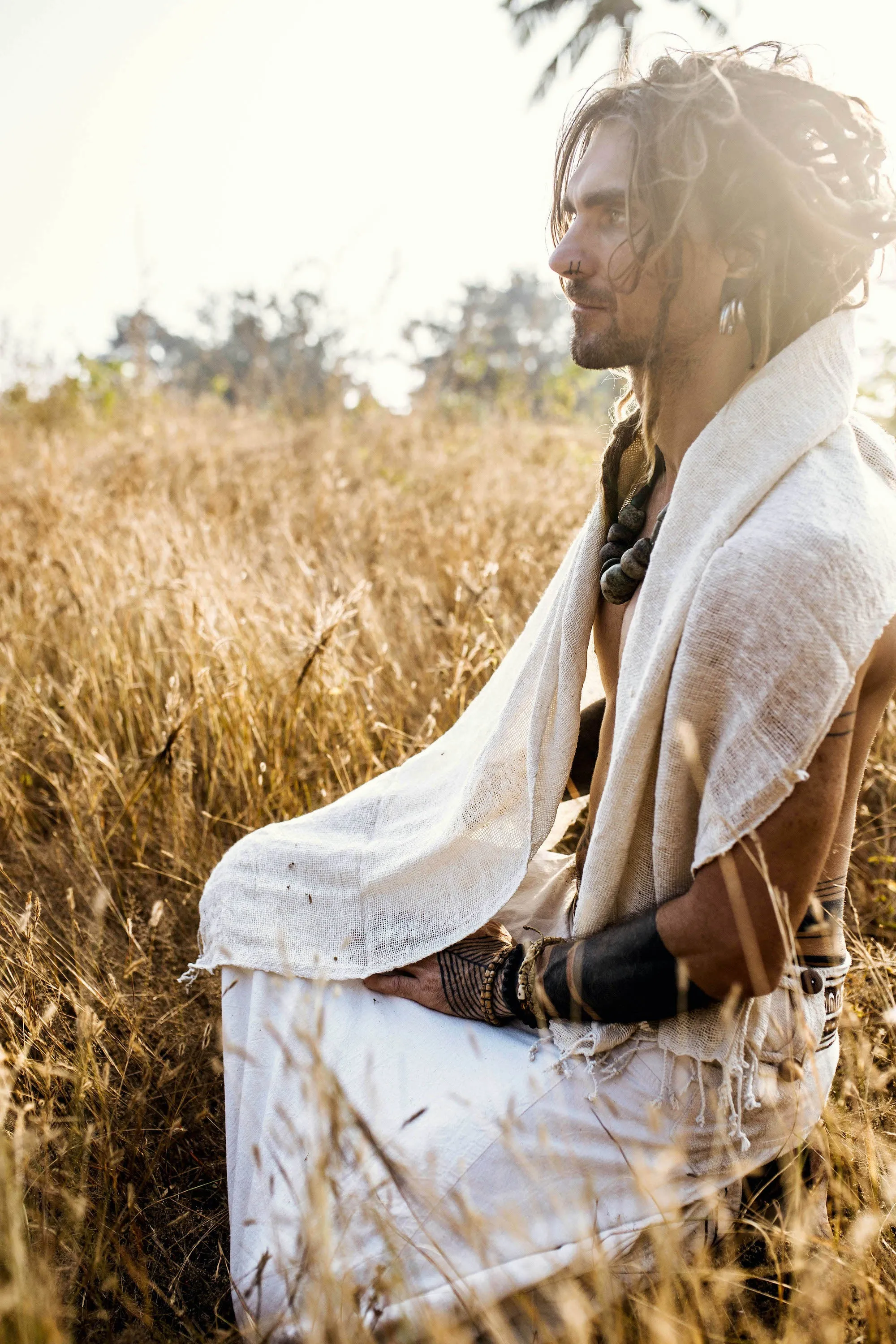 Woven Cotton Shawl ⋙⋗